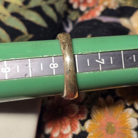 Vintage sterling silver ring sz 7.5 - Picture 6 of 6